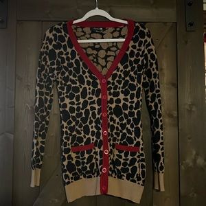 Animal print cardigan. Forever 21. Size Small.